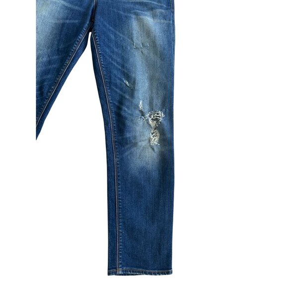 GAP 1969 Distressed Real Straight Jeans Size 30 Short - Picture 4 of 6